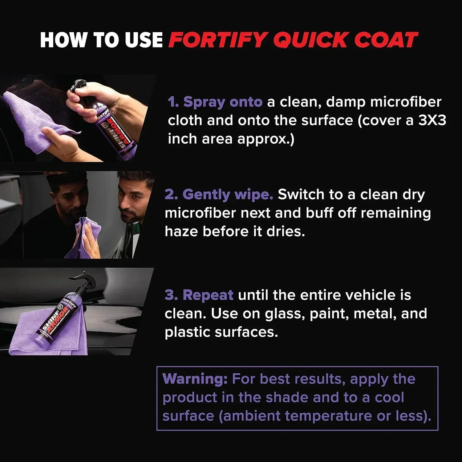 Armor Fortify™ - 3-in-1 Ceramic Car Coating Spray